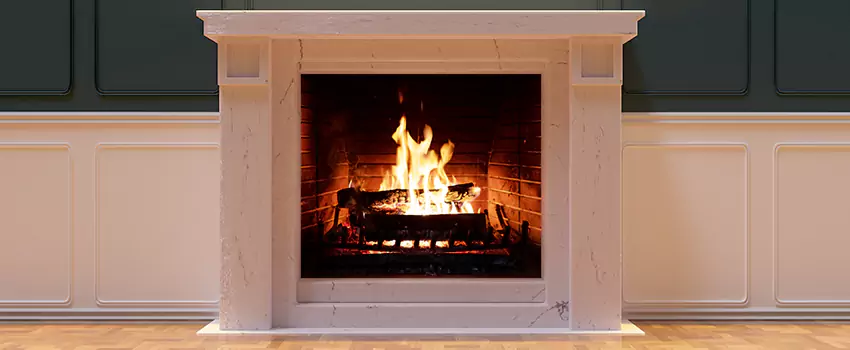 Decorative Electric Fireplace Installation in Baytown, Texas