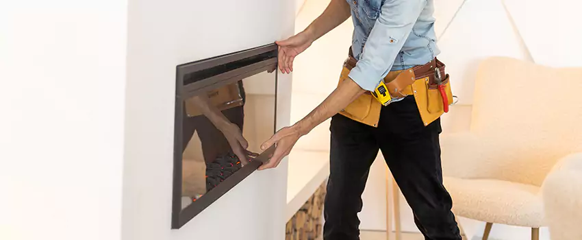 Metal Fireplace Installation in Baytown, Texas
