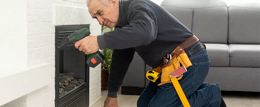New Indoor Fireplace Installation in Baytown, Texas