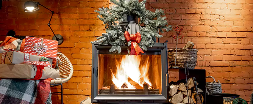 Travis Industries Linear Gas Fireplace Installation in Baytown, Texas