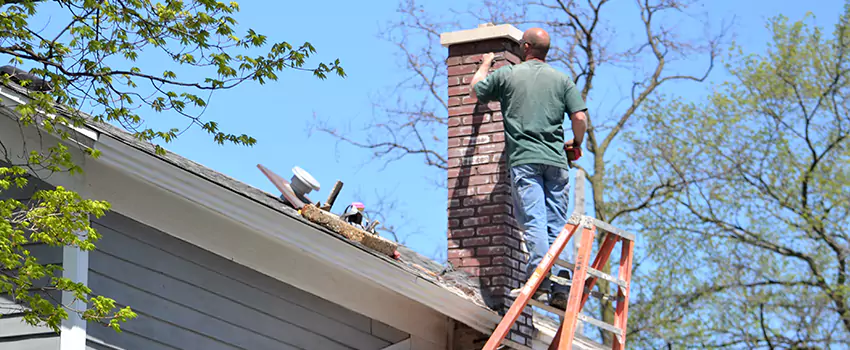 Vinyl and PVC Chimney Flashing Installation in Baytown, TX