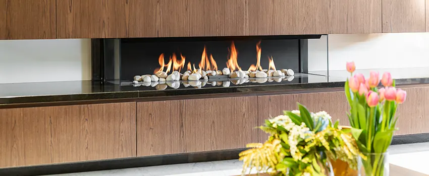 Double-height Fireplace Design Refurbishment in Baytown, Texas